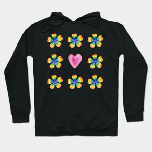 Gay Pride Flowers Rainbow Hoodie